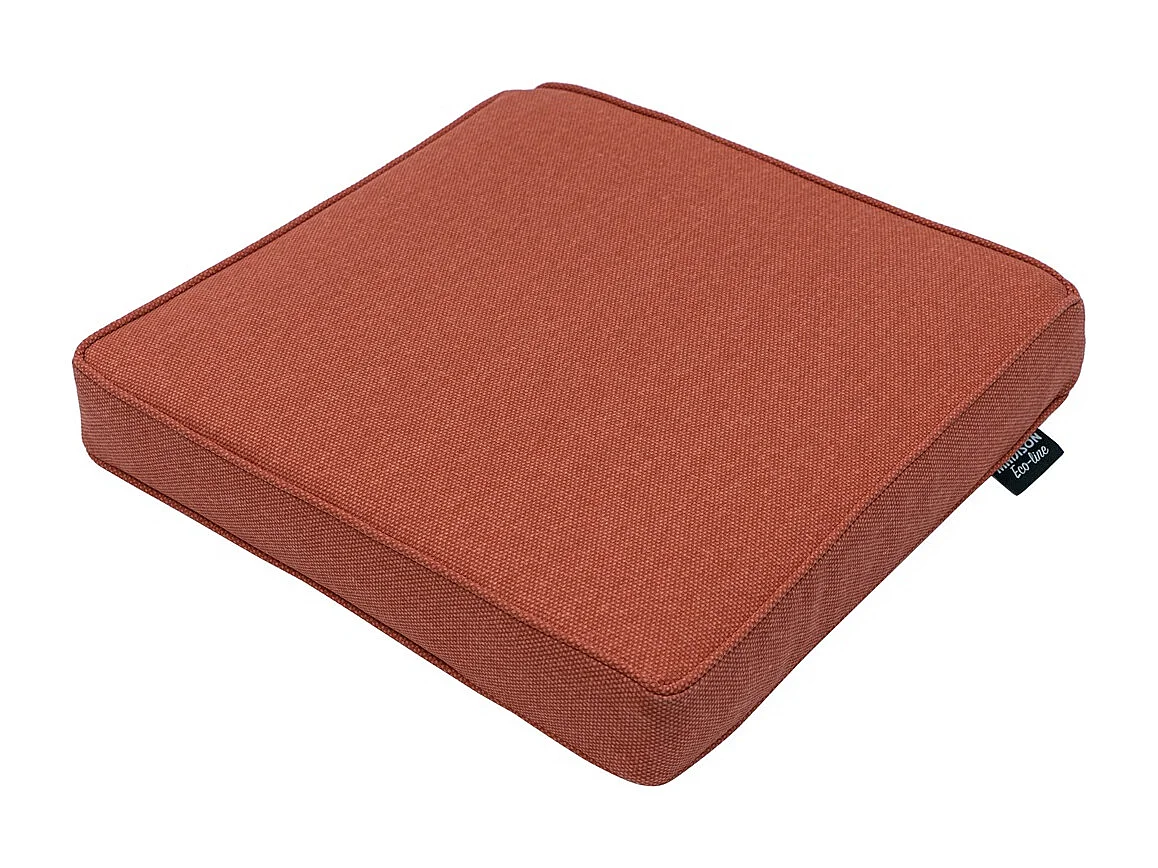 Coussin d'assise Terra toile éco+ - Environ 40x40 cm - Lot de 4