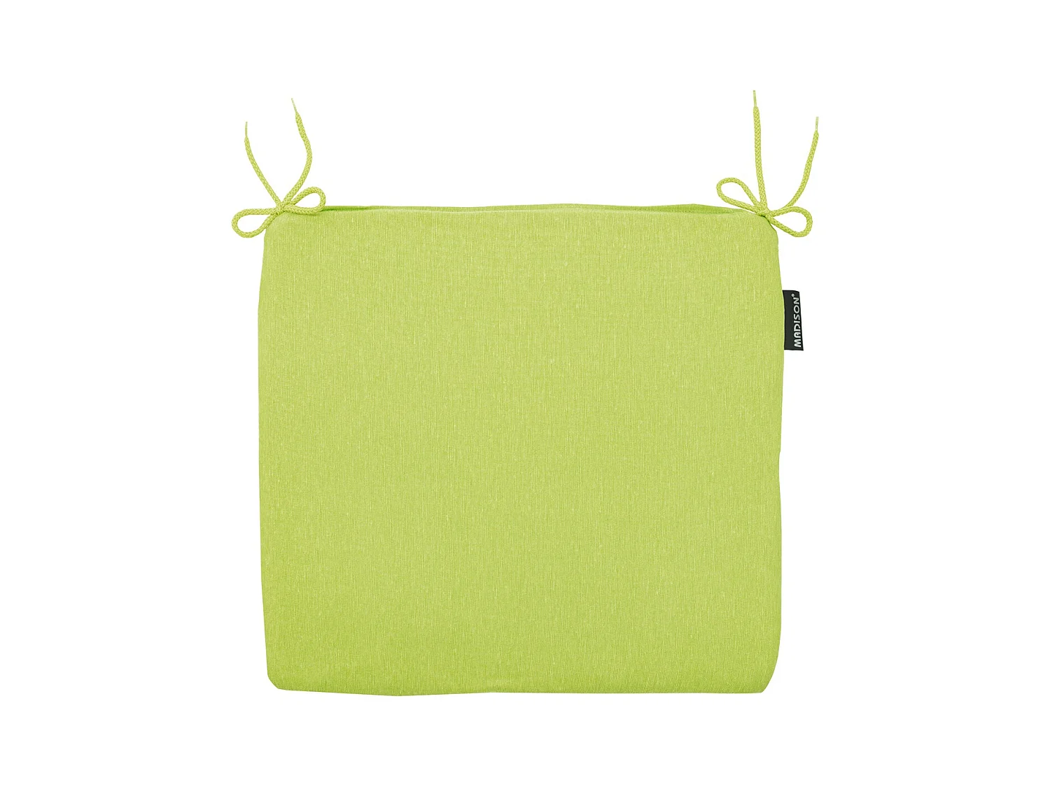 Coussin d'assise Panama citron vert - Environ 40 x 40 cm - Lot de 4