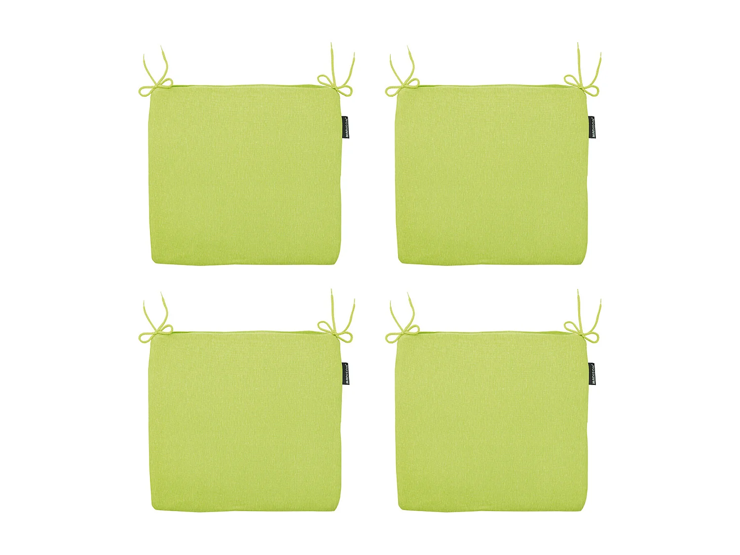 Sitzkissen Panama limette - Ca. 40x40 cm - 4er Set