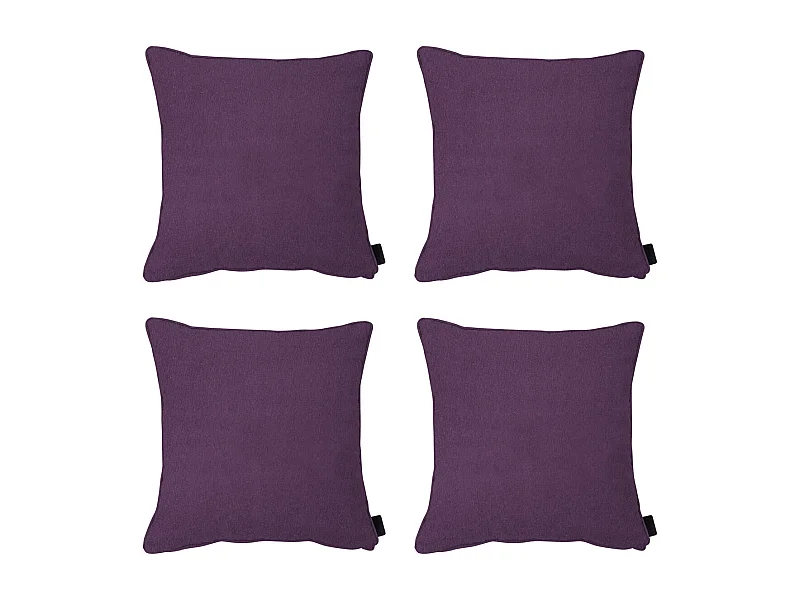 Sierkussen Panama purple - Ca. 60x60 cm - Set van 4