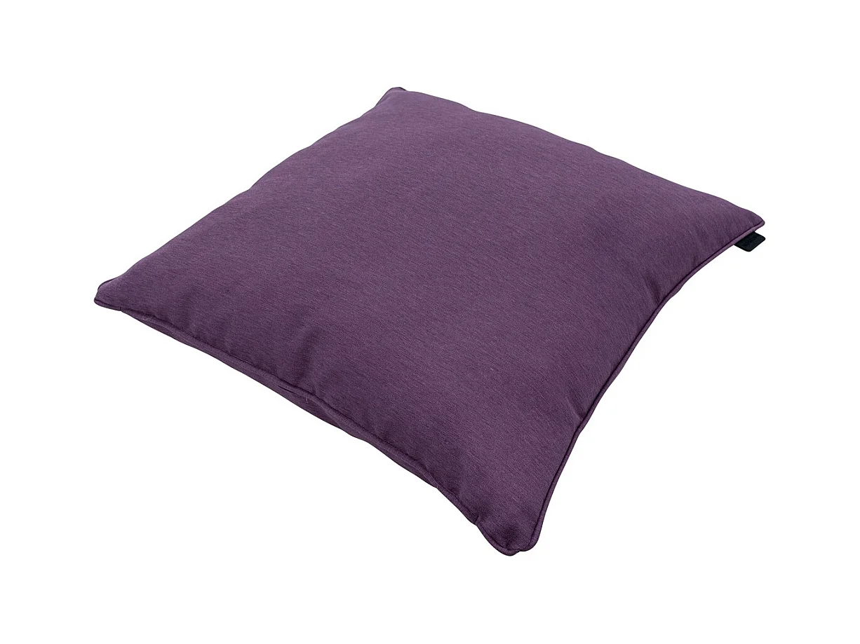 Coussin décoratif Panama violet - Env. 60x60 cm - Lot de 4