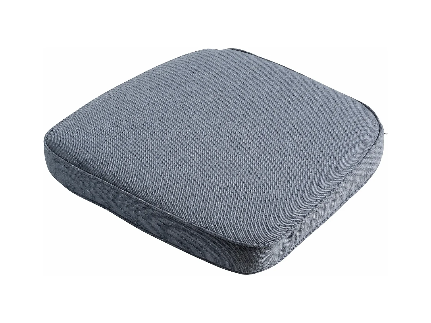 Coussin d'assise Wicker Manchester gris denim - Environ 48 x 48 cm - Lot de 4