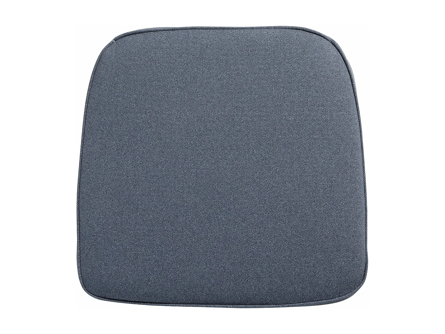 Coussin d'assise Wicker Manchester gris denim - Environ 48 x 48 cm - Lot de 4