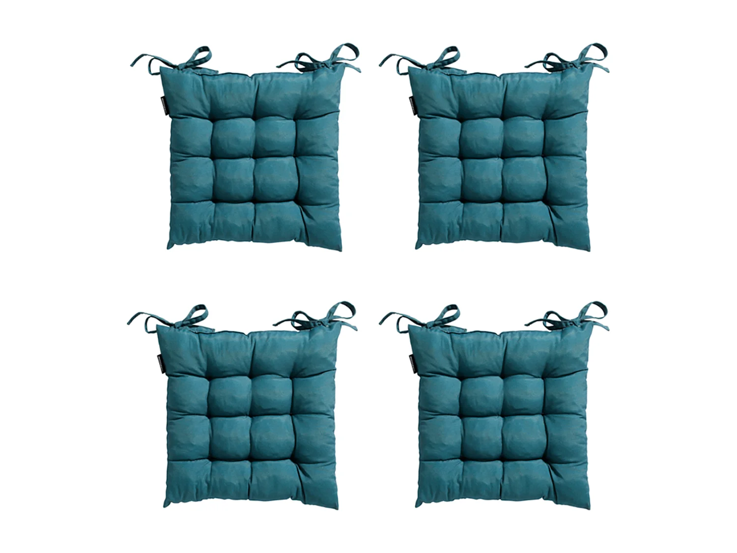 Zitkussen Panama sea blue - Ca. 46x46 cm - Set van 4