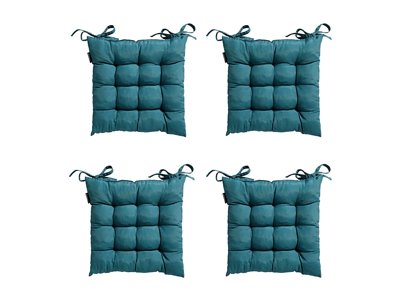 Zitkussen Panama sea blue - Ca. 46x46 cm - Set van 4