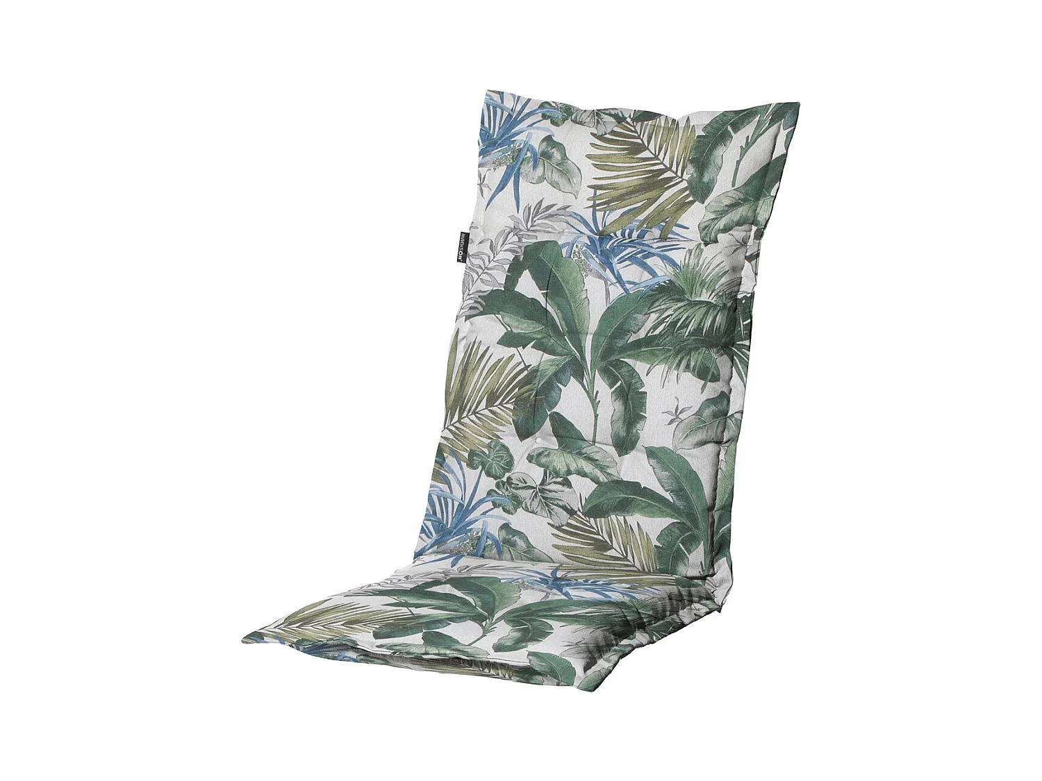 Coussin de chaise de jardin High Back Bliss bleu - Environ 123 x 50 cm - Lot de 4