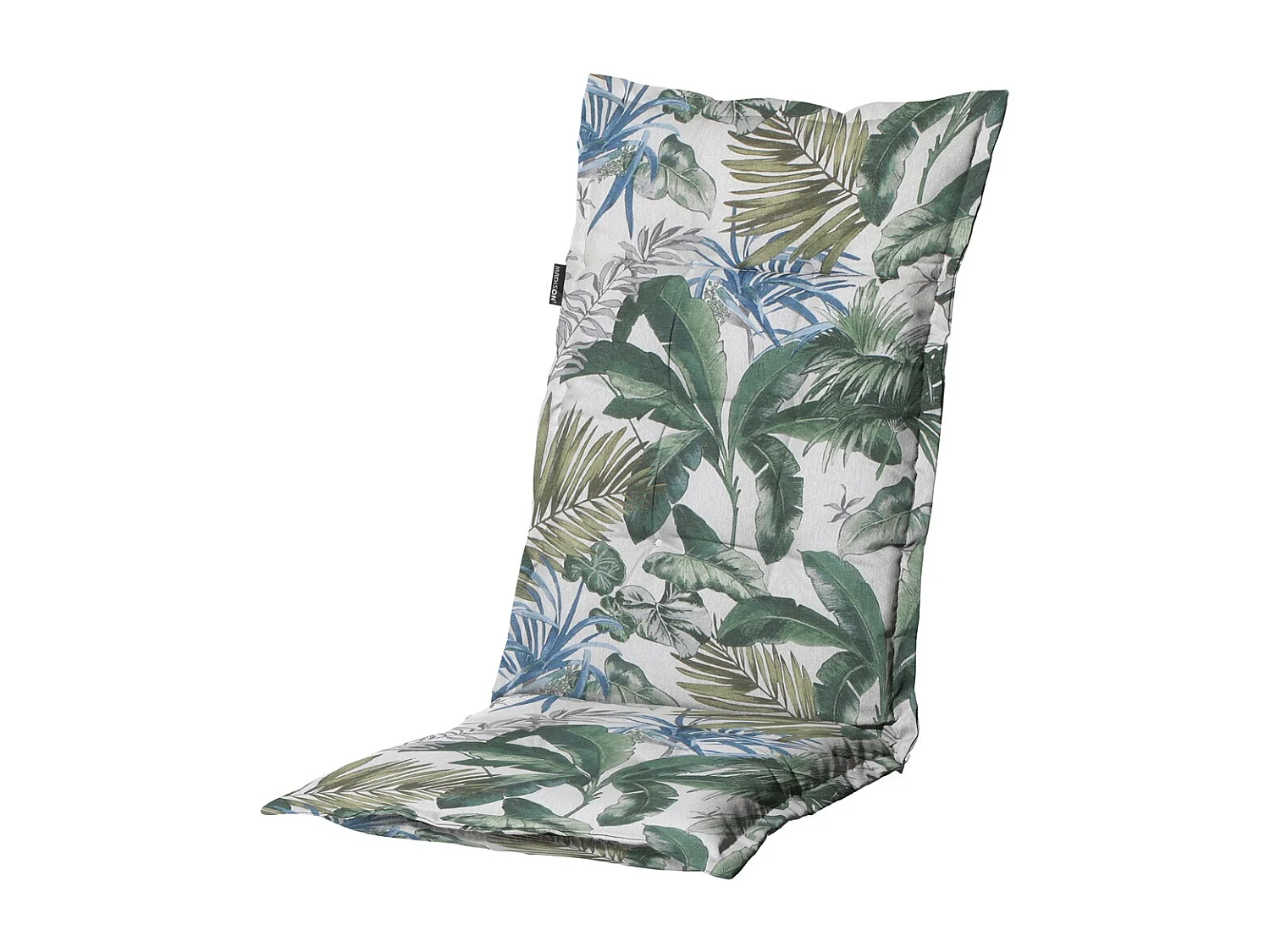 Coussin de chaise de jardin High Back Bliss bleu - Environ 123 x 50 cm - Lot de 4