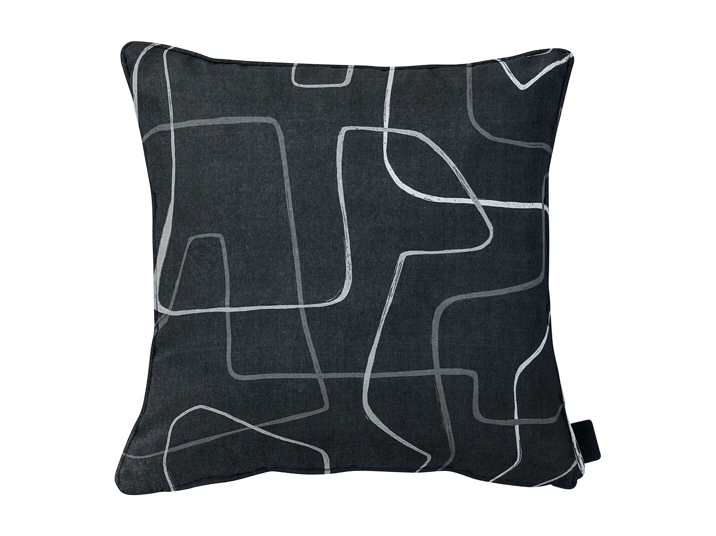 Coussin décoratif Joah gris - Env. 50x50 cm - Lot de 4