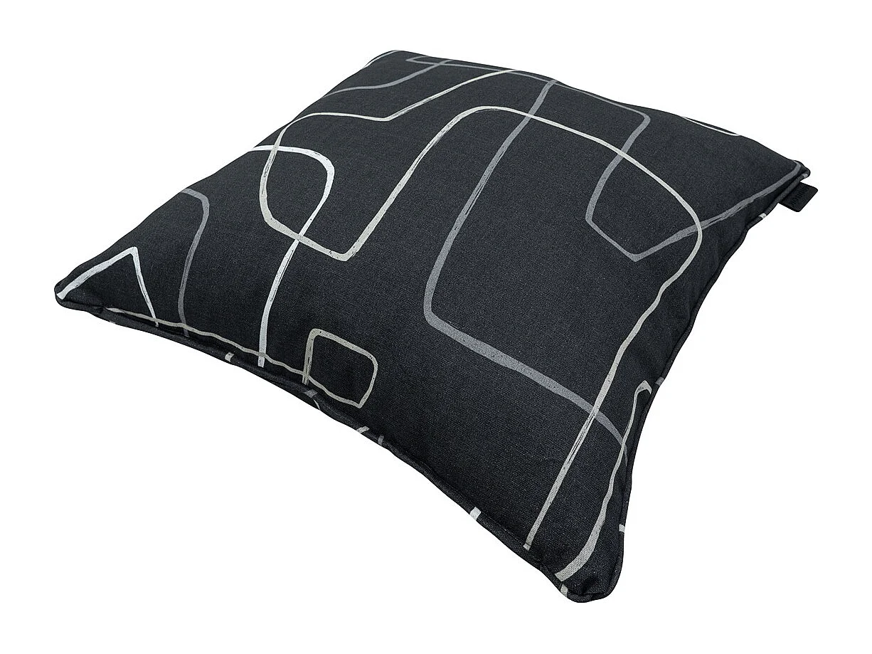 Coussin décoratif Joah gris - Env. 50x50 cm - Lot de 4