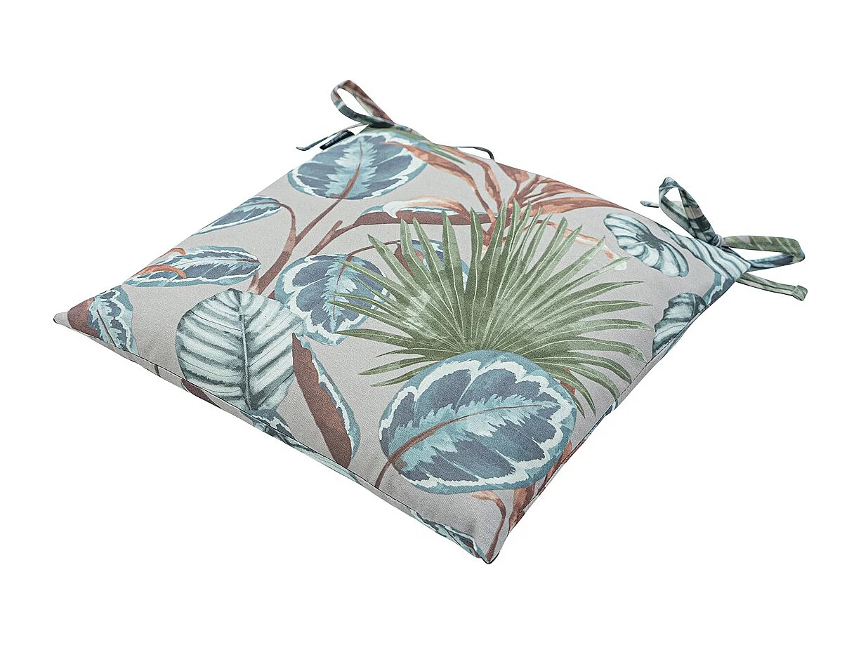 Coussin d'assise Toscane Cala naturel - Environ 46 x 46 cm - Lot de 4