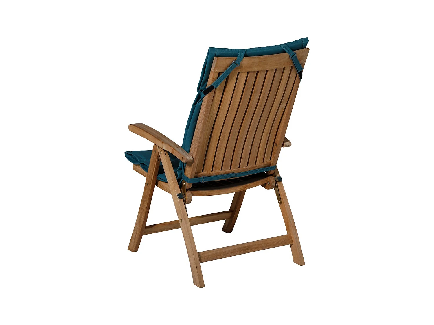 Tuinkussen Fiber Deluxe Panama sea blue - Ca. 125x50 cm - Set van 4