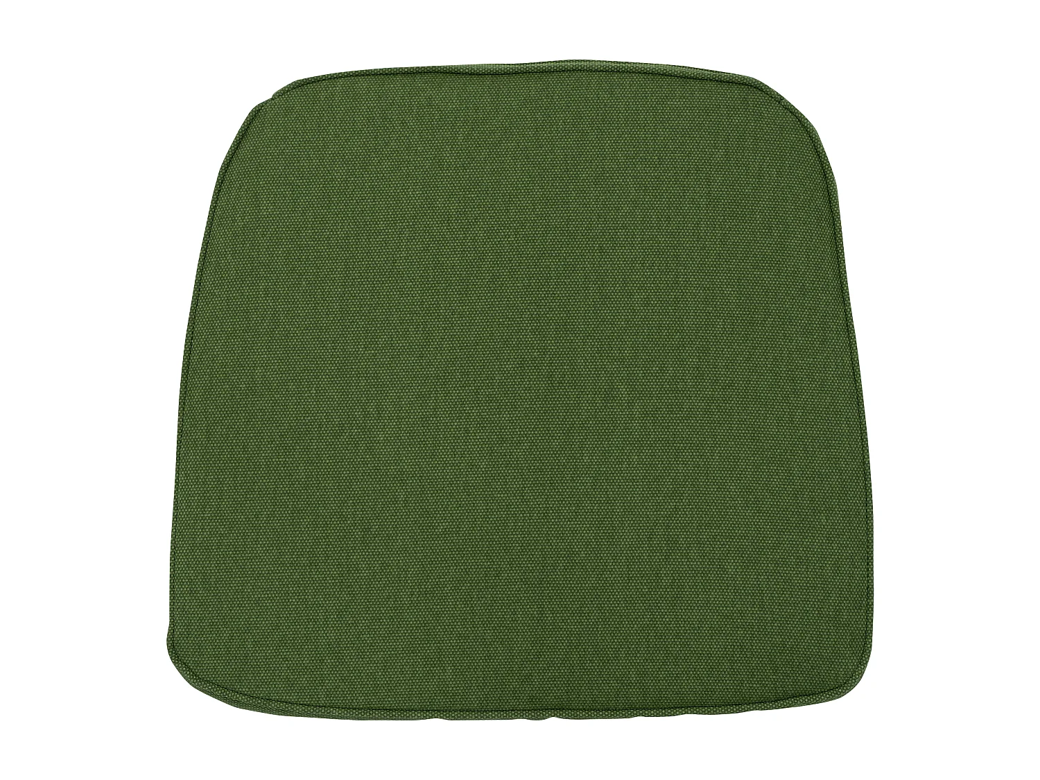 Coussin d'assise en osier vert mousse toile éco+ - Env. 48 x 48 cm - Lot de 4