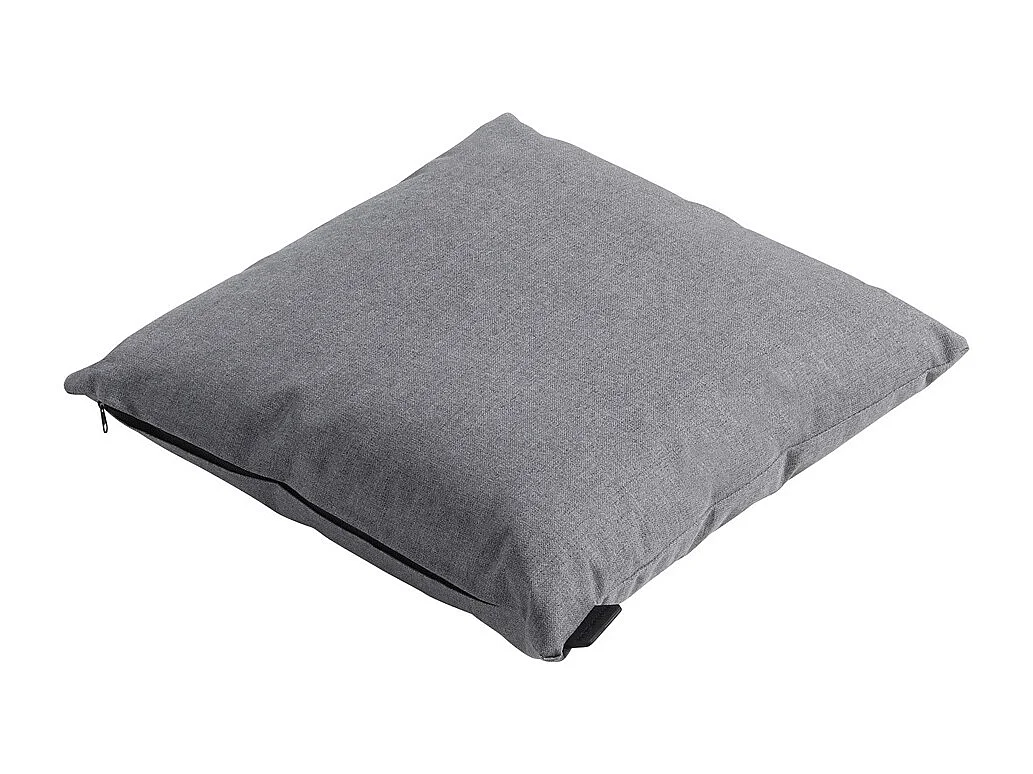 Coussin décoratif Oxford gris - Env. 45x45 cm - Lot de 4