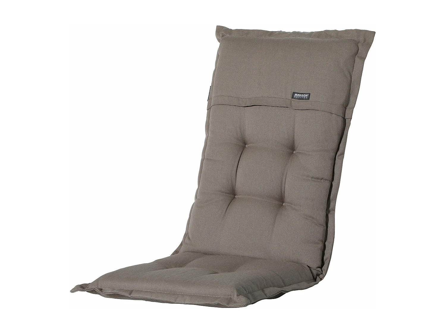 Tuinstoelkussen Hoge Rug Rib liver - Ca. 123x50 cm - Set van 4