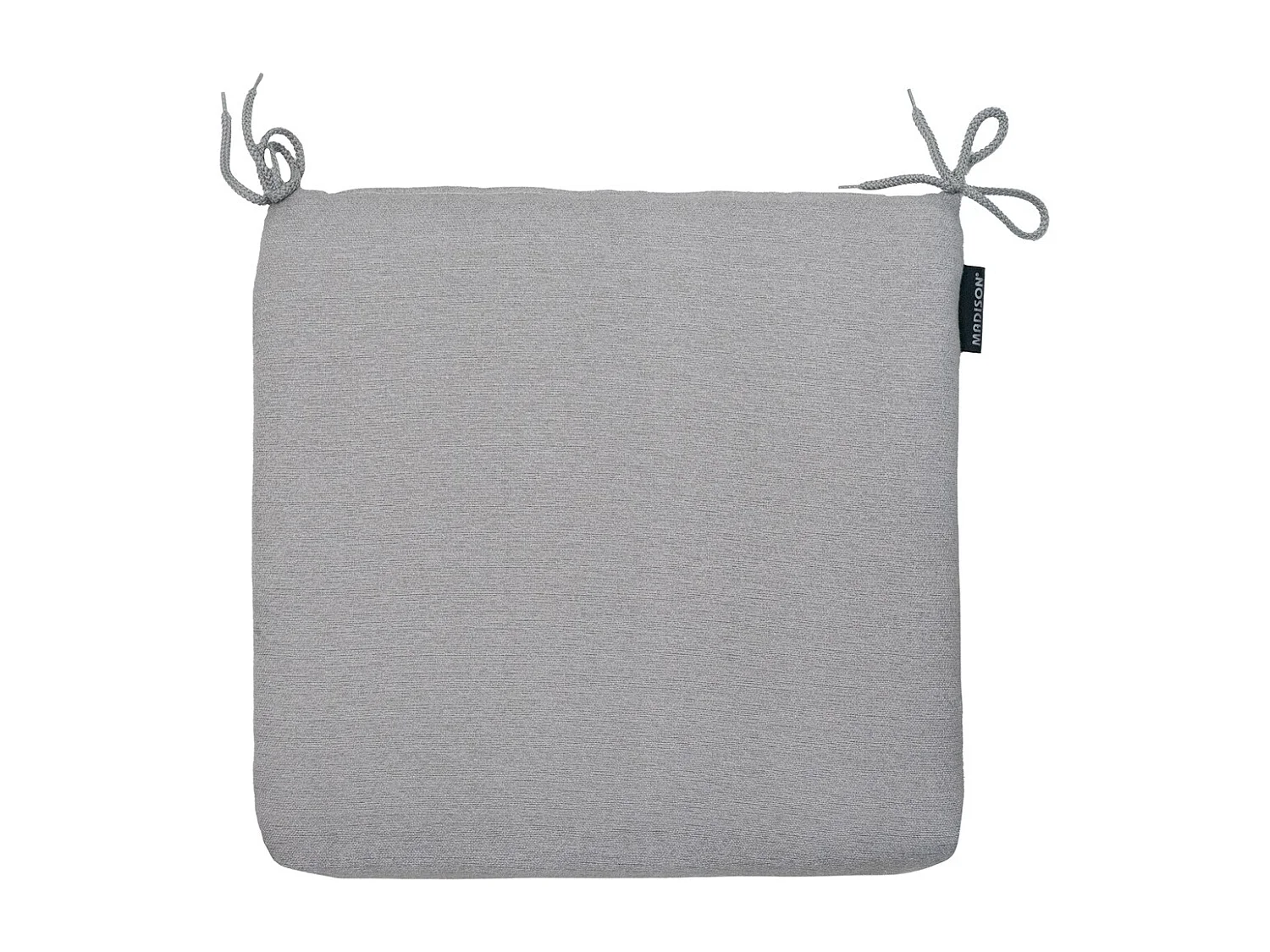 Coussin d'assise Naples gris - Environ 40 x 40 cm - Lot de 4