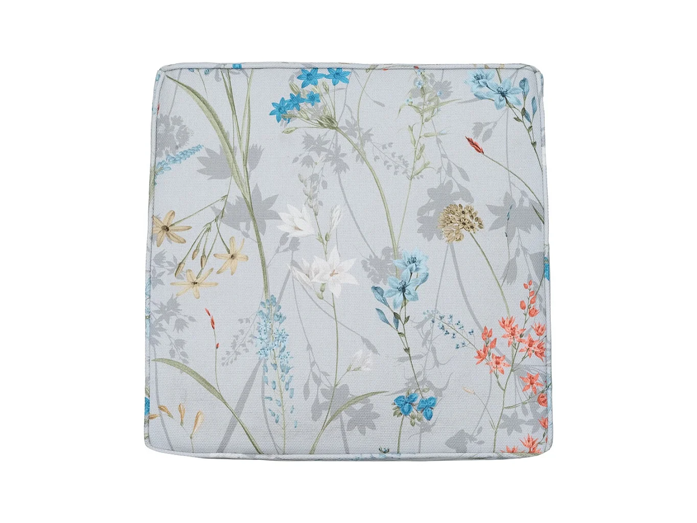 Coussin d'assise Donna Azure Canvas Eco+ - Environ 40 x 40 cm - Lot de 4