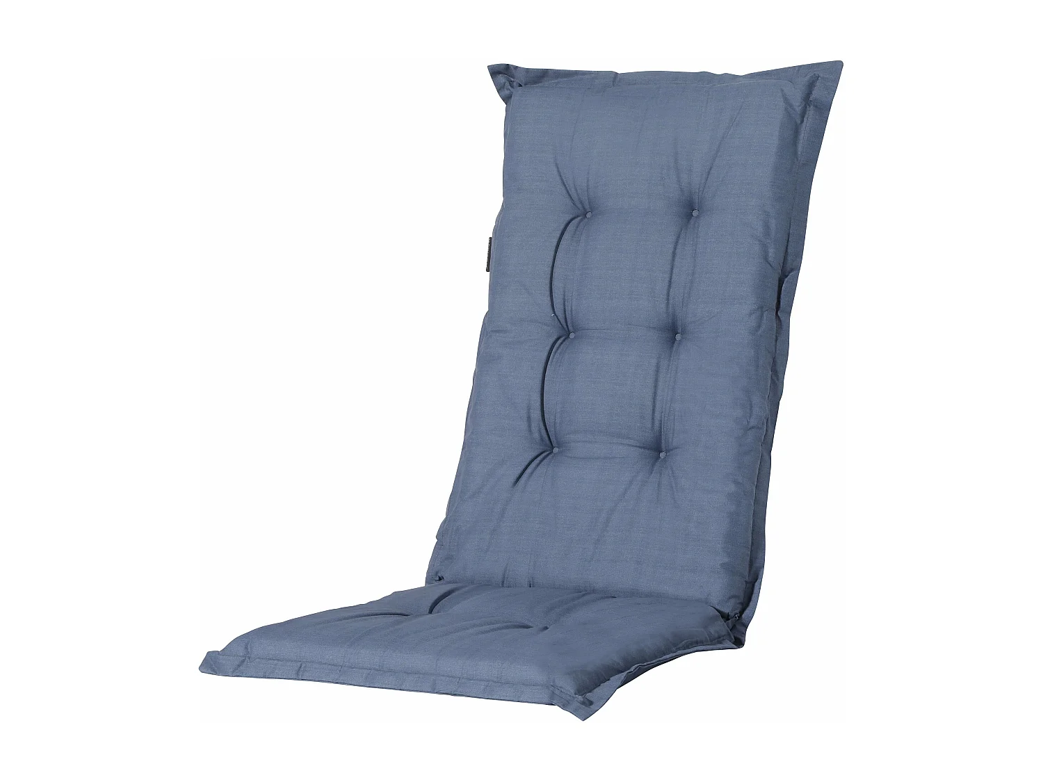Coussin de chaise de jardin Low Back Basic cobalt - Environ 105 x 50 cm - Lot de 4