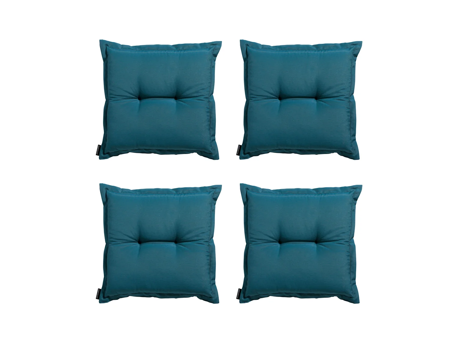 Zitkussen Panama sea blue - Ca. 50x50 cm - Set van 4