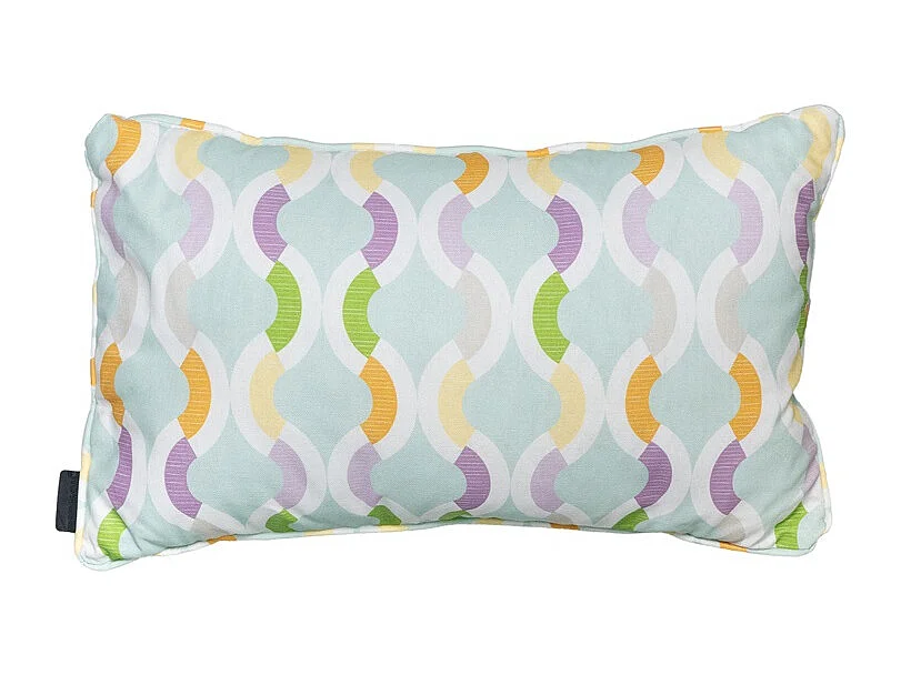 Coussin décoratif Trivia menthe - Env. 30x50 cm - Lot de 4