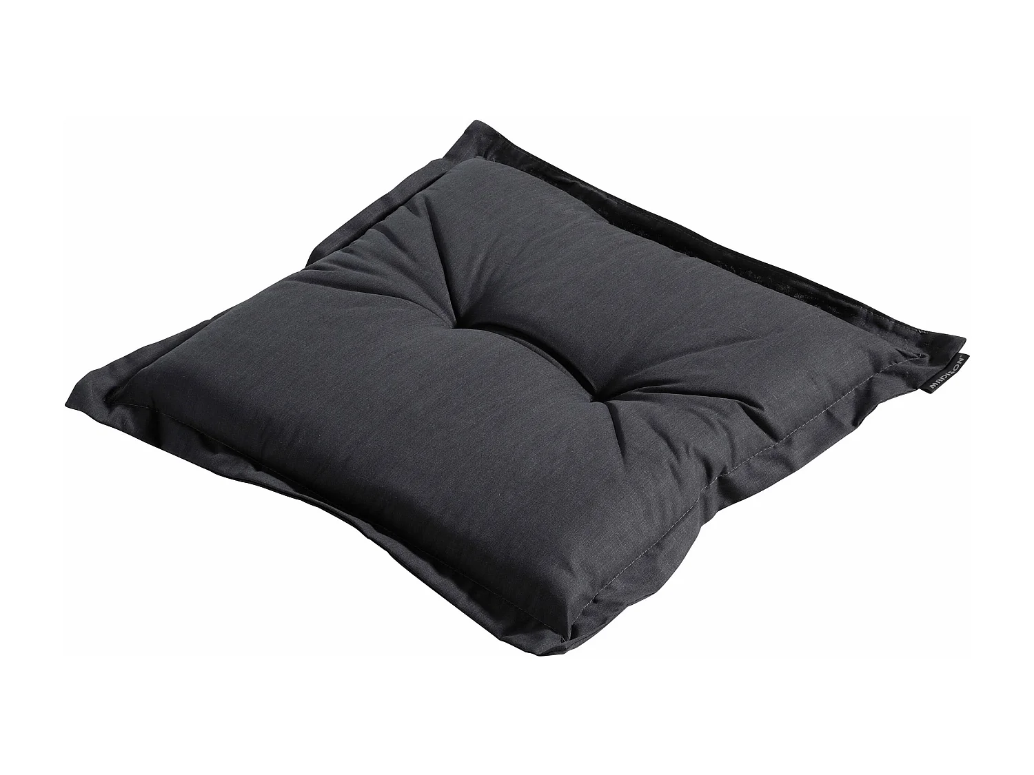 Coussin d'assise Basic noir - Environ 50x50 cm - Lot de 4