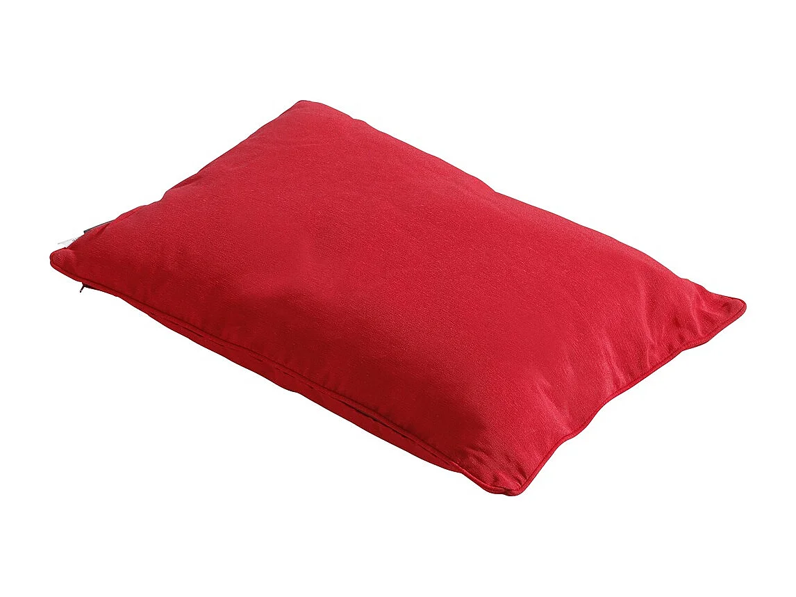 Coussin décoratif Panama rouge - Env. 40x60 cm - Lot de 4