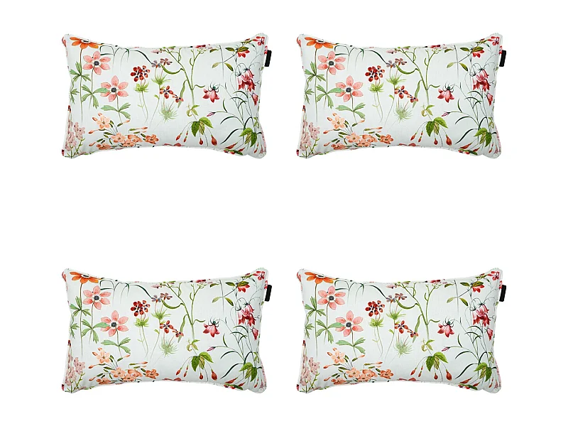 Coussin décoratif Milly naturel - Env. 30x50 cm - Lot de 4