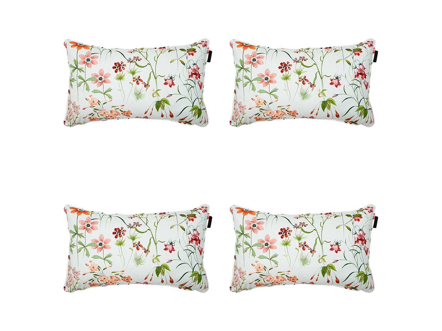 Coussin décoratif Milly naturel - Env. 30x50 cm - Lot de 4