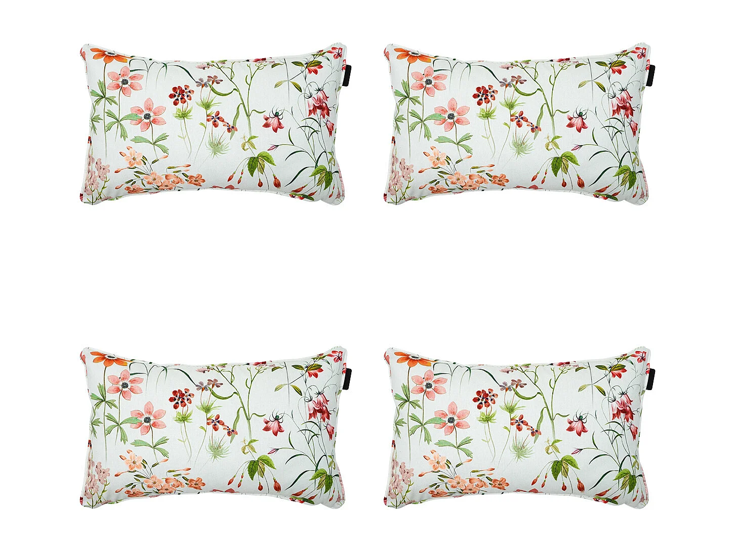 Coussin décoratif Milly naturel - Env. 30x50 cm - Lot de 4