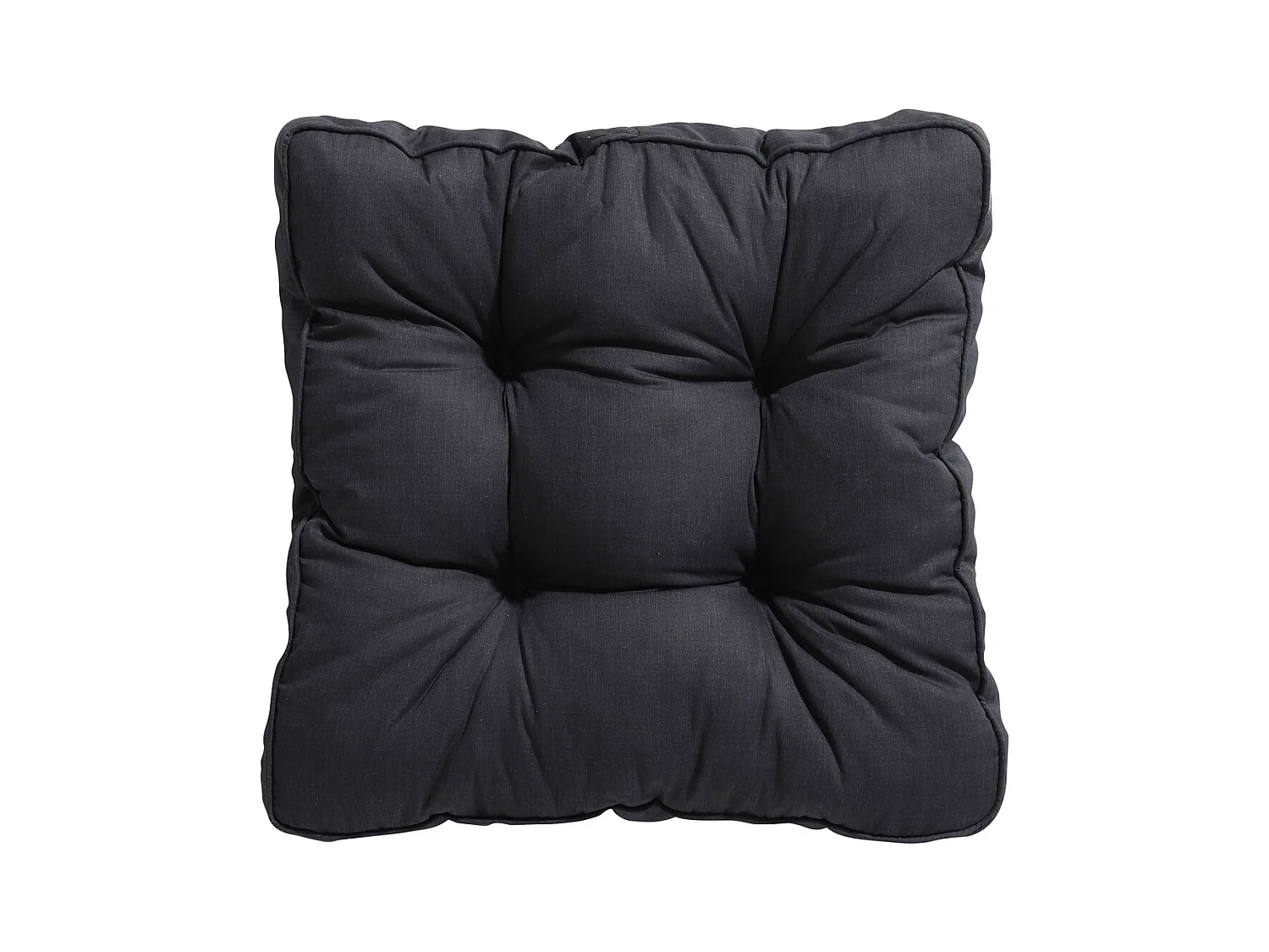 Sitzkissen Florance Basic schwarz - Ca. 47x47 cm - 4er Set