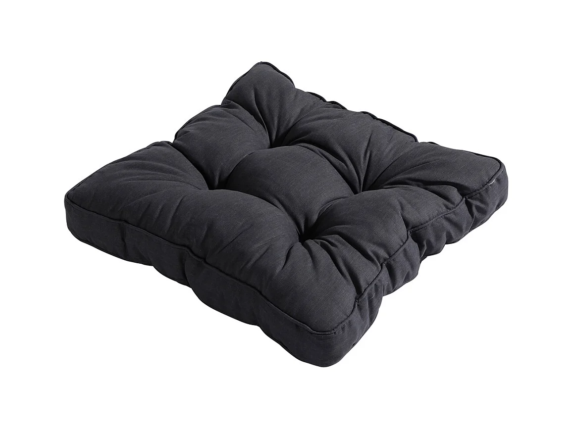 Sitzkissen Florance Basic schwarz - Ca. 47x47 cm - 4er Set