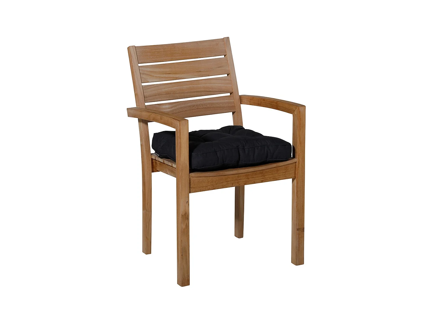 Sitzkissen Florance Basic schwarz - Ca. 47x47 cm - 4er Set