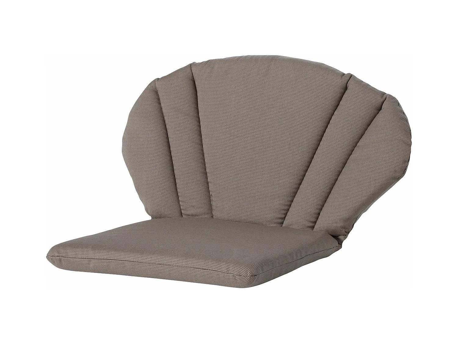 Coussin de jardin Elegance Rib foie - Env. 91x70 cm
