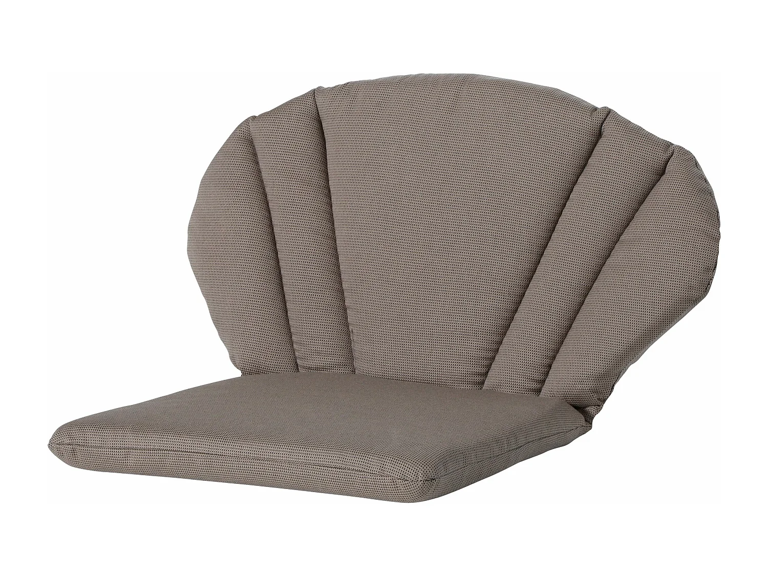 Coussin de jardin Elegance Rib foie - Env. 91x70 cm