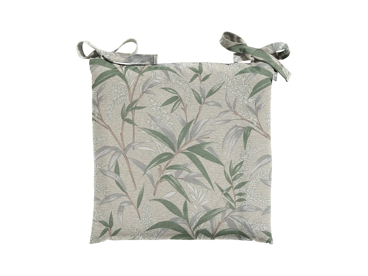 Coussin d'assise Toscane Palma naturel - Environ 46 x 46 cm - Lot de 4