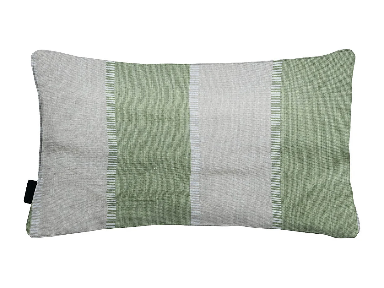 Coussin décoratif Banda kaki - Env. 30x50 cm - Lot de 4