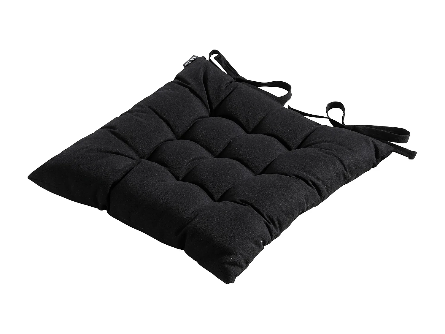 Zitkussen Toscane Panama black - Ca. 46x46 cm - Set van 4