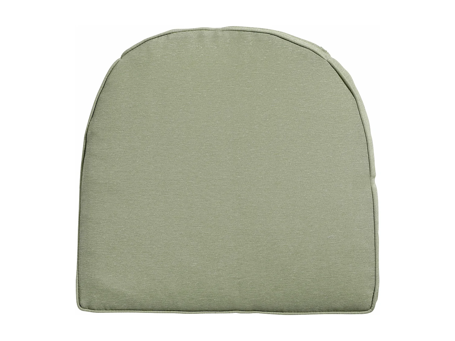 Coussin d'assise en osier York Panama sauge - Environ 48 x 48 cm - Lot de 4