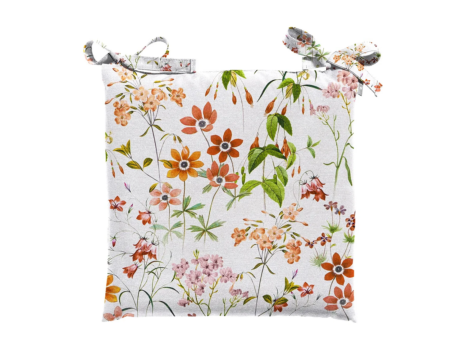 Coussin d'assise Tuscany Milly naturel - Environ 46 x 46 cm - Lot de 4