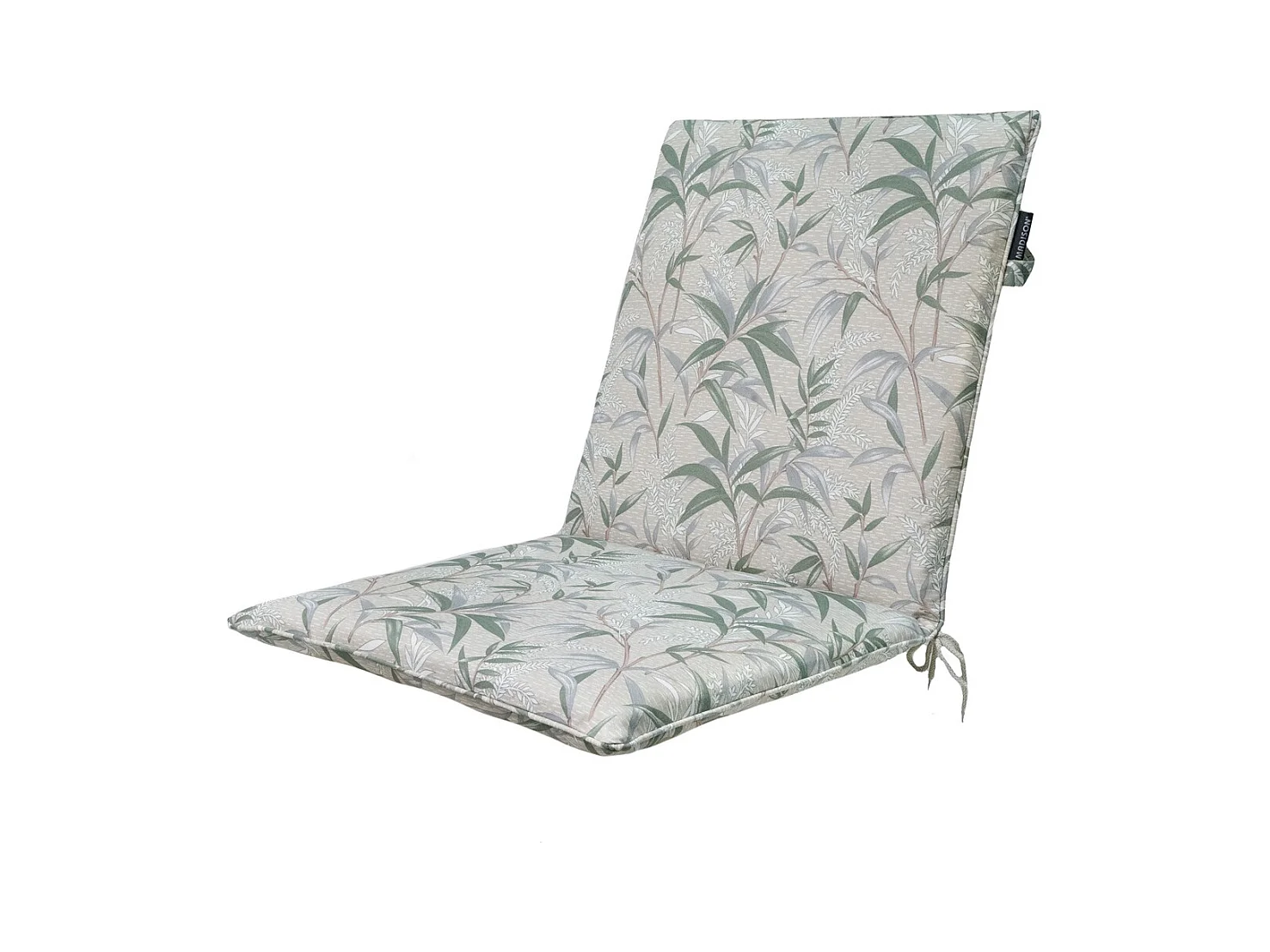 Coussin de chaise empilable Palma naturel - Environ 97 x 49 cm - Lot de 4