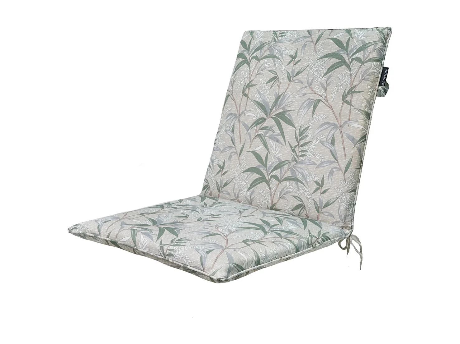 Coussin de chaise empilable Palma naturel - Environ 97 x 49 cm - Lot de 4