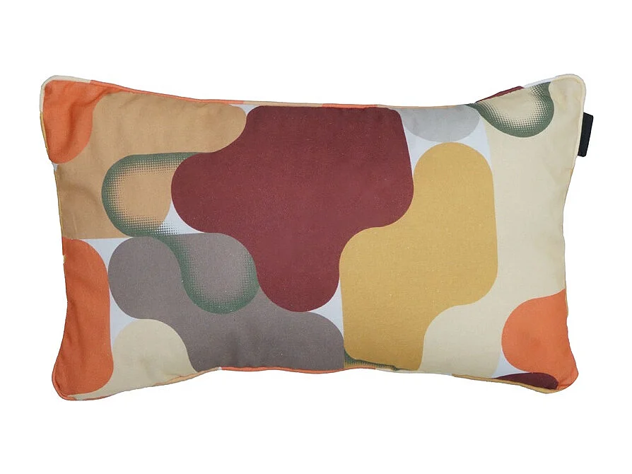 Coussin décoratif Grafi bordo - Env. 30x50 cm - Lot de 4