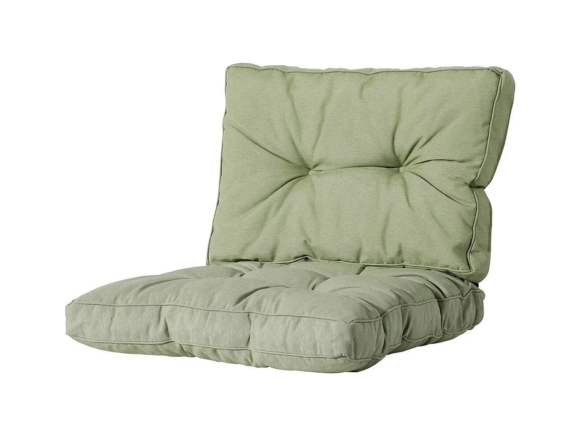 Florance Sitzkissen Panama Salbei - Ca. 73x73 cm - 2er Set