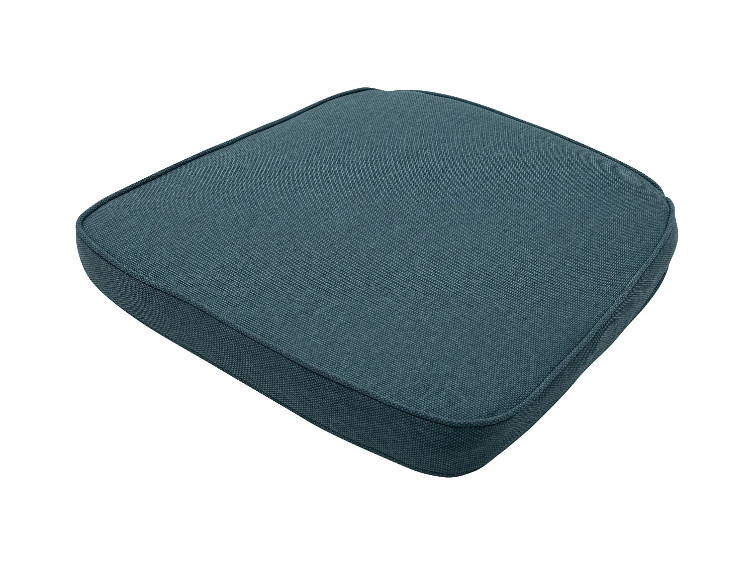 Coussin d'assise Wicker Sea blue canvas eco+ - Environ 48 x 48 cm - Lot de 4