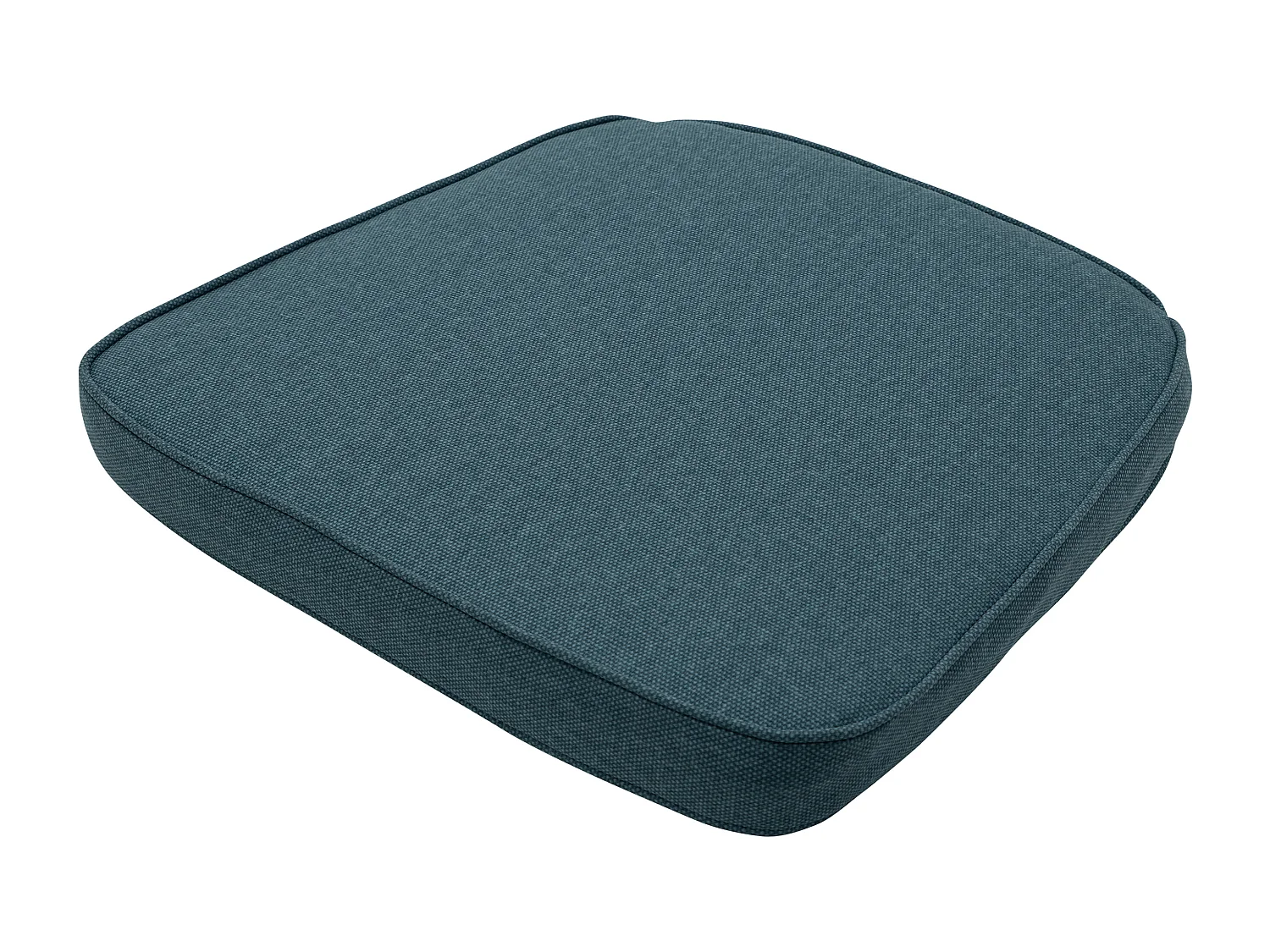 Coussin d'assise Wicker Sea blue canvas eco+ - Environ 48 x 48 cm - Lot de 4