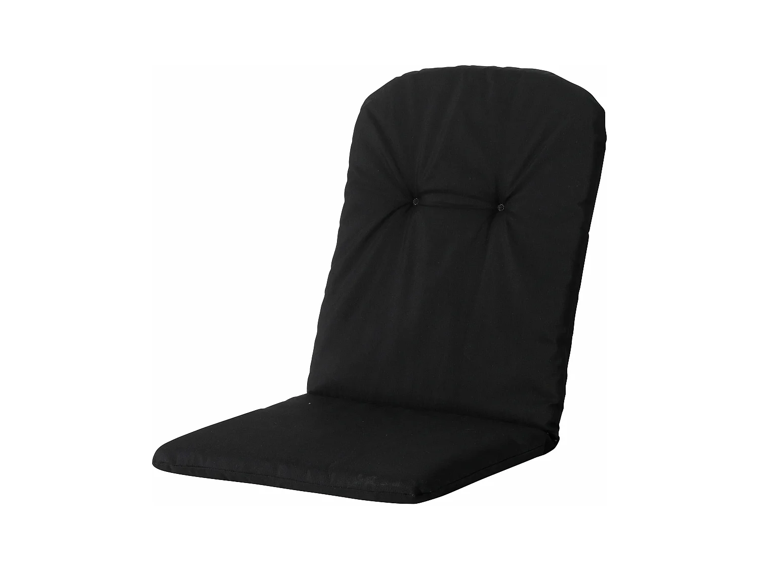 Coussin de siège baquet dossier haut Panama noir - Environ 96 x 45 cm - Lot de 4