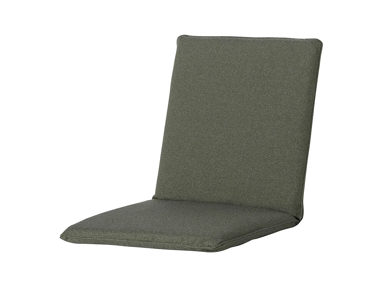 Coussin de chaise empilable Manchester vert - Environ 97 x 49 cm - Lot de 4