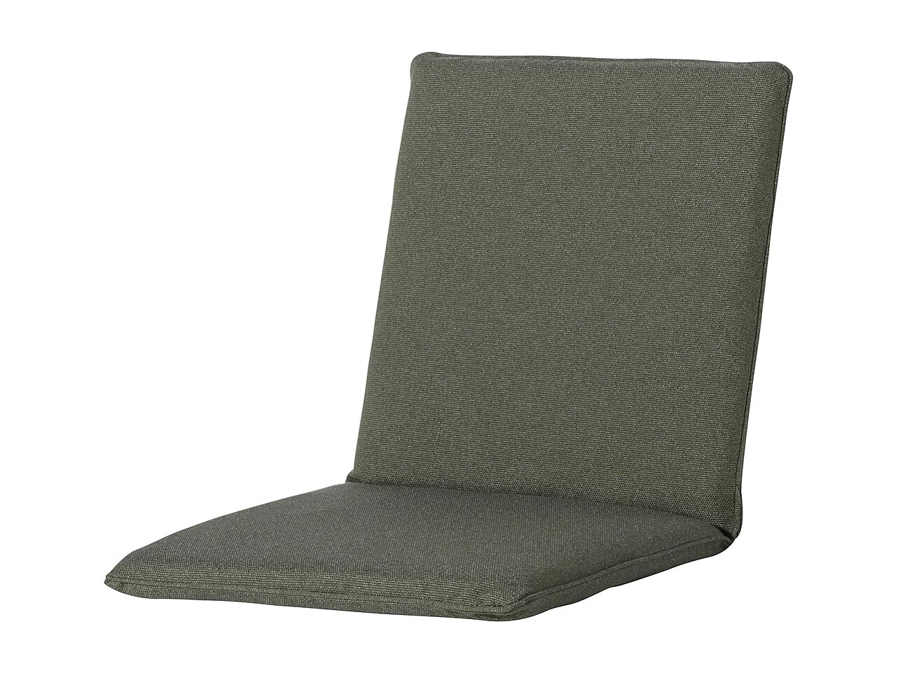 Coussin de chaise empilable Manchester vert - Environ 97 x 49 cm - Lot de 4