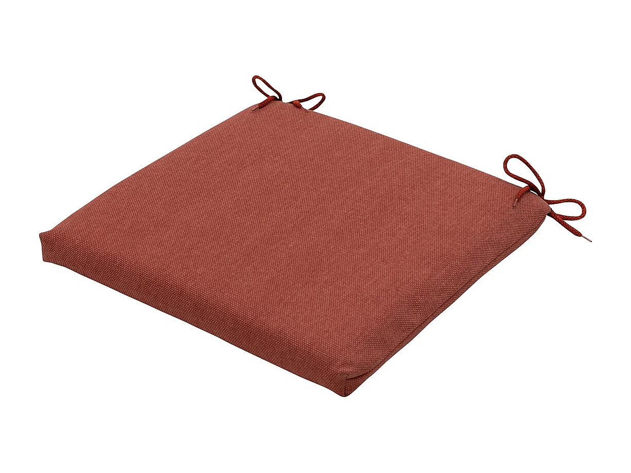 Coussin d'assise Terra toile éco+ - Environ 40x40 cm - Lot de 4