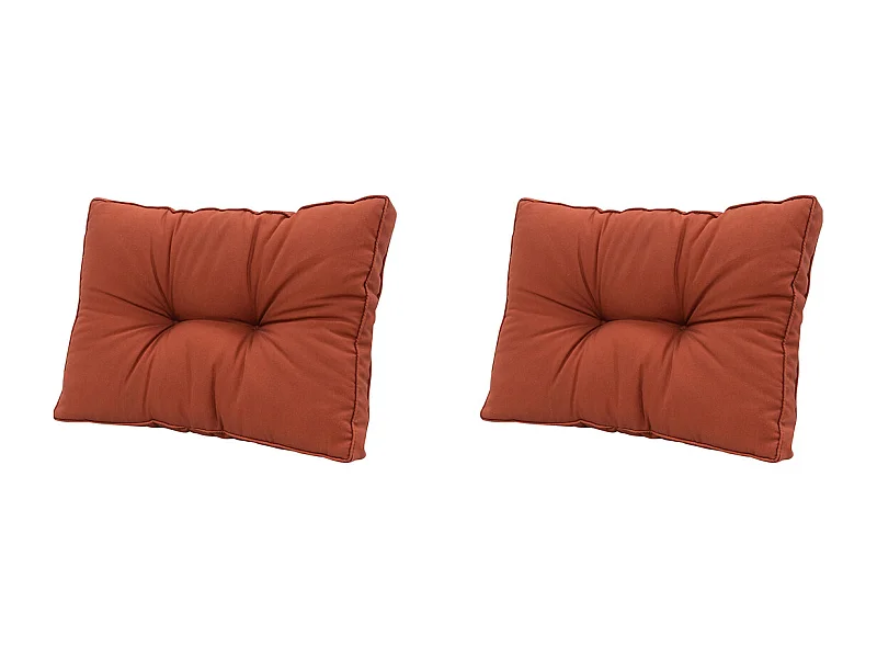 Florance Rugkussen Panama terra - Ca. 43x60 cm - Set van 2