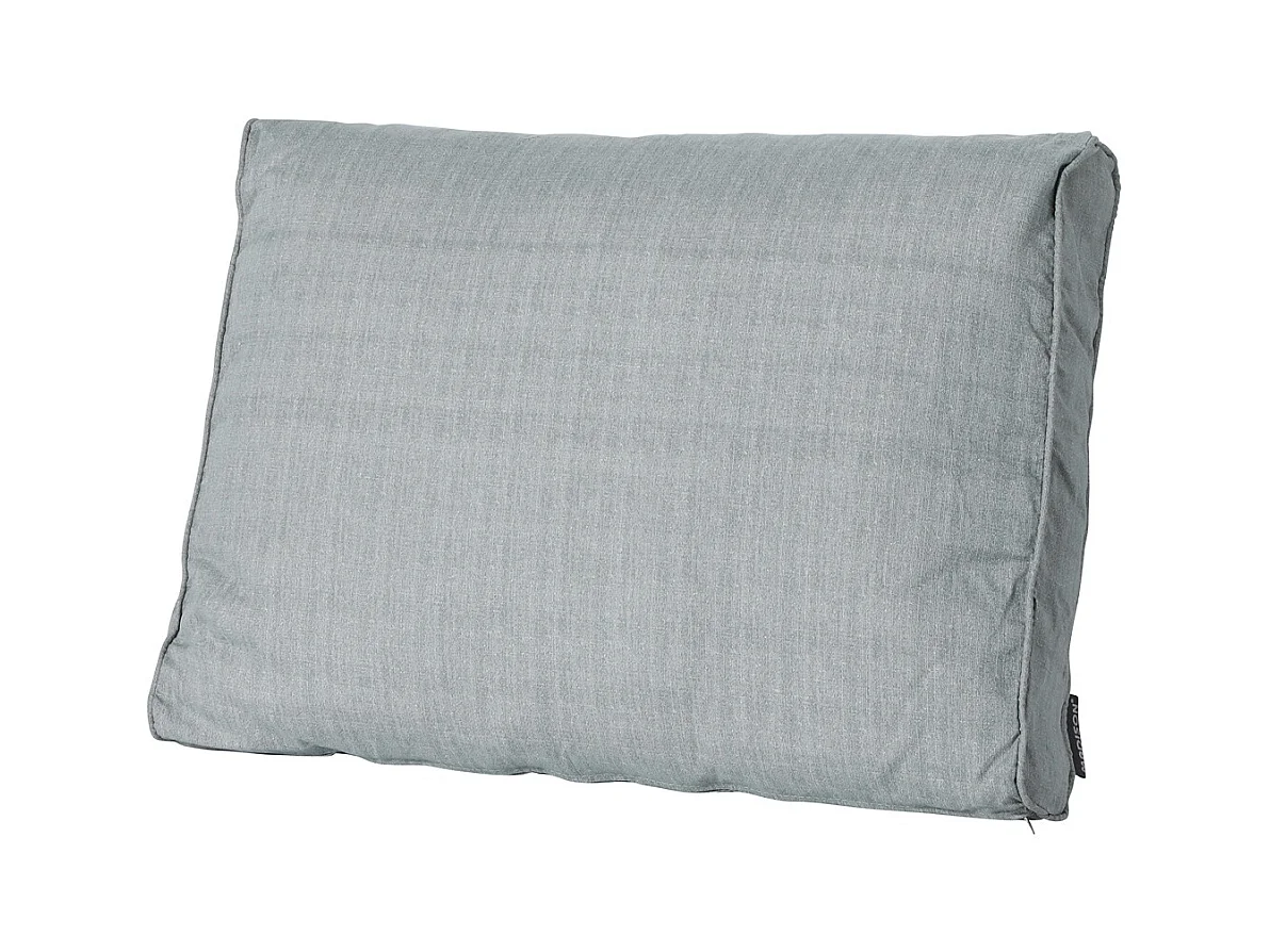 Coussin de dossier Lounge Basic gris - Environ 40 x 60 cm - Lot de 2
